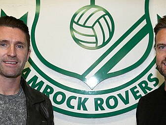 Robbie Keane trains with Shamr...